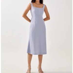 NWT Love Bonito Alais Linen Bias Cut Dress